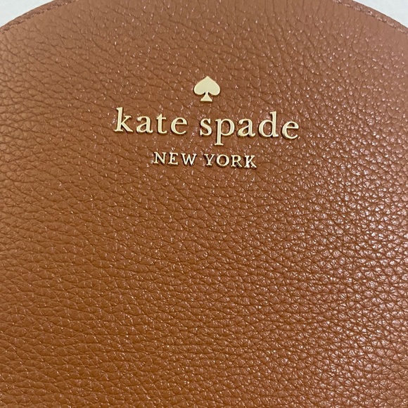 Kate Spade Leila Medium Dome Backpack Pebbled Leather Warm Ginger NWOT - Picture 4 of 11